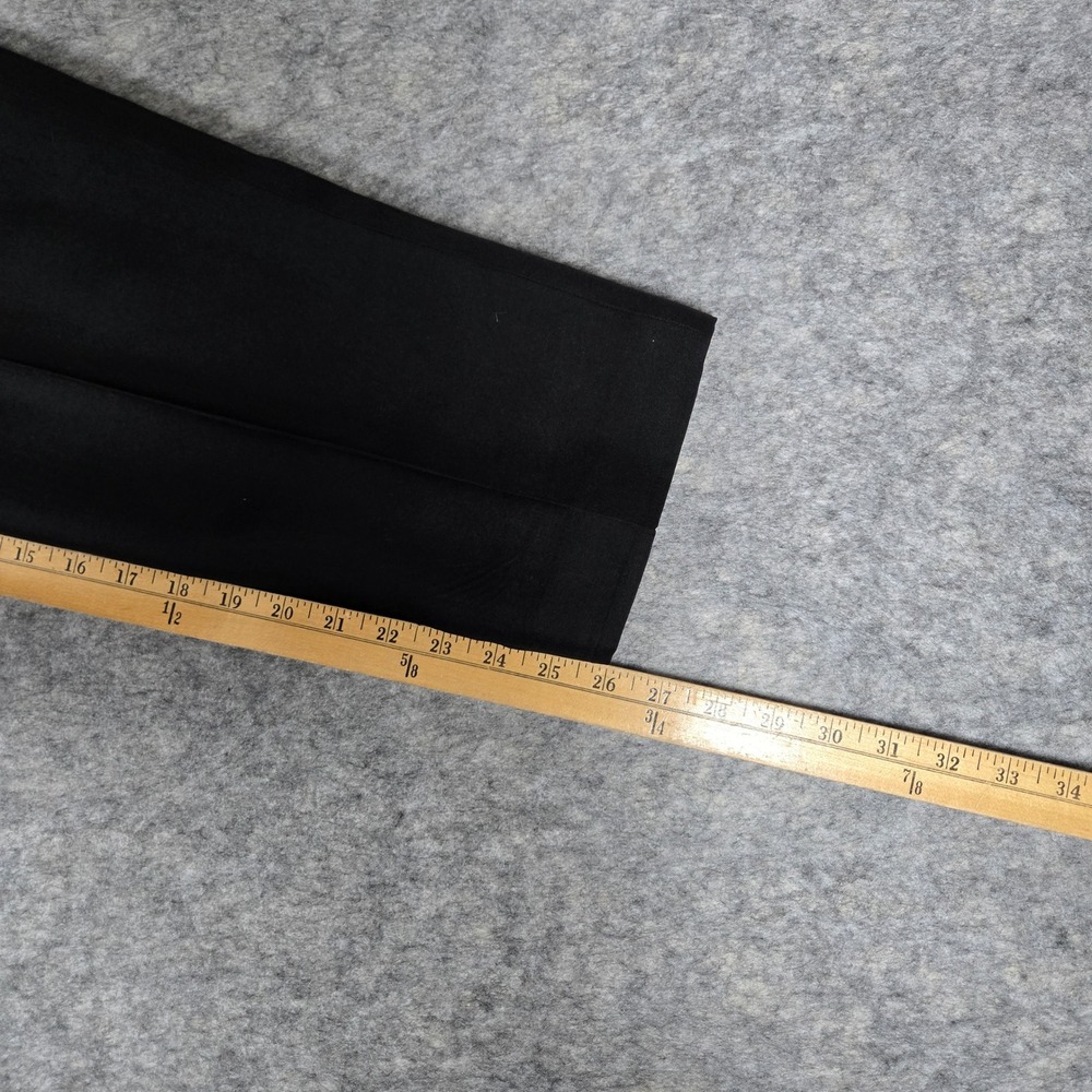 Talbots Womens Black Silk Wool Blend Straight Leg Dress Pants Size 6P - Picture 6 of 7